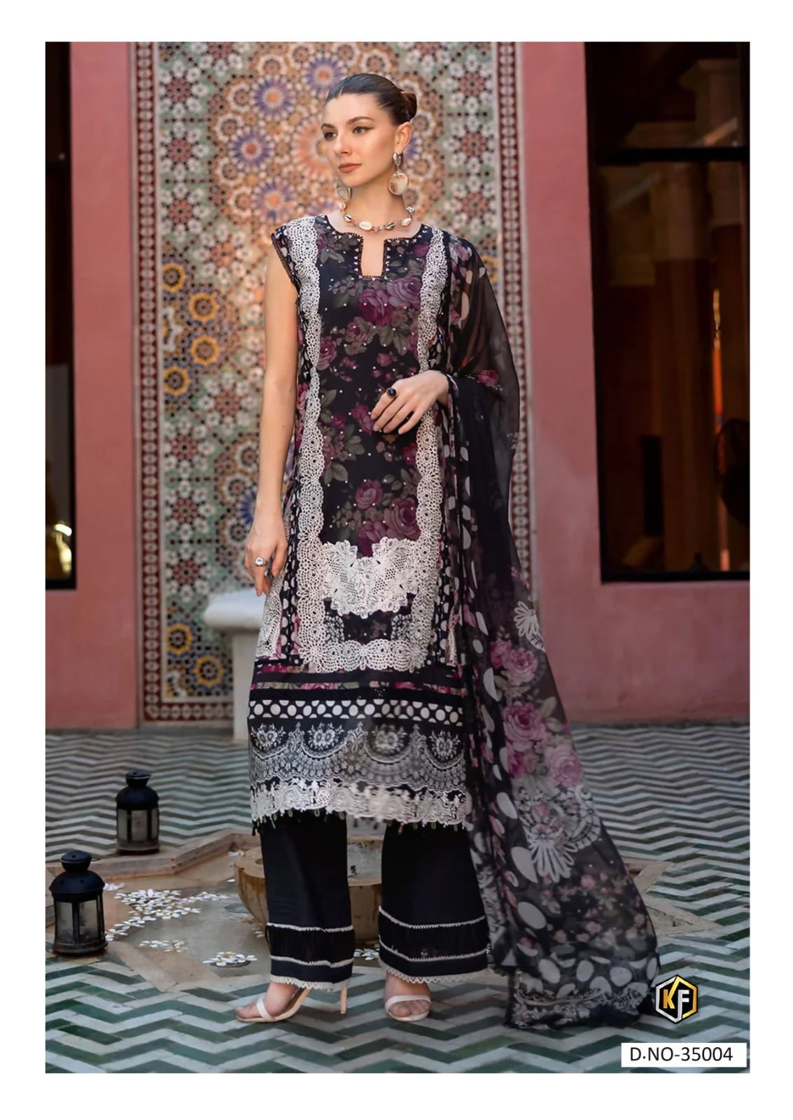 Maria B Vol 35 By Keval Fab Lawn Cotton Printed Dress Material Wholesale Online